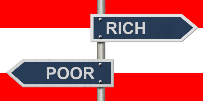 Grafik: rich - poor
