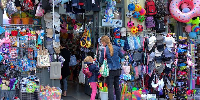 INSERT Unterrichtsbeispiel Wunsch - Bedürfnis - Nachfrage - pixabay.com Shopping, Frau, Mädchen